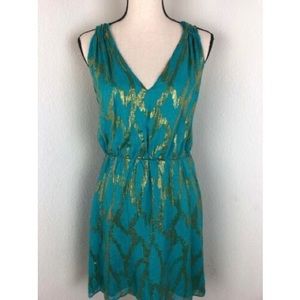 Corey Lynn Calter Silk Racerback Mini Dress